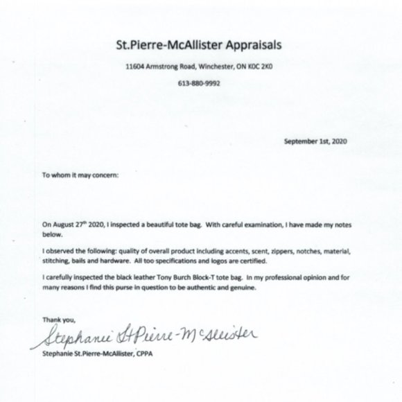 Tory Burch Block-T Tote Bag (PM169) - Picture 11 of 11